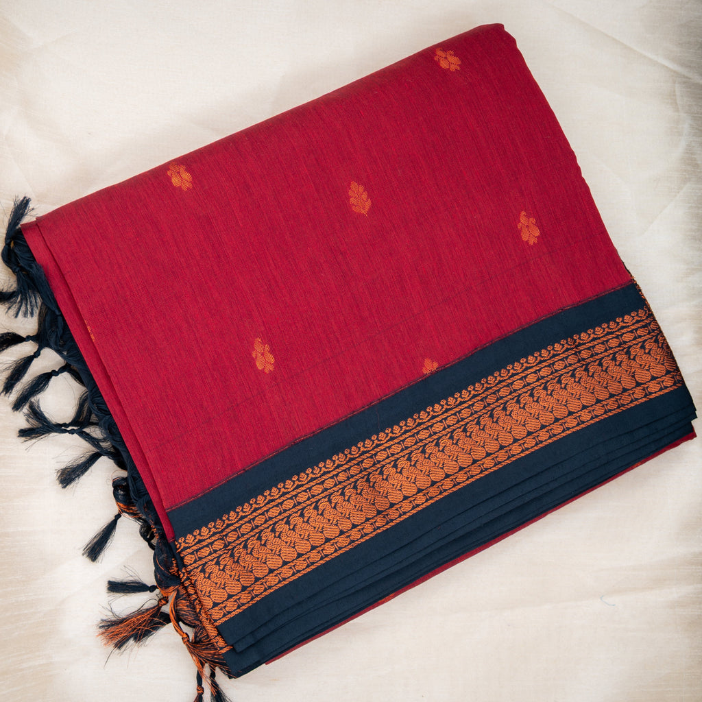 Kalyani Cotton - Red