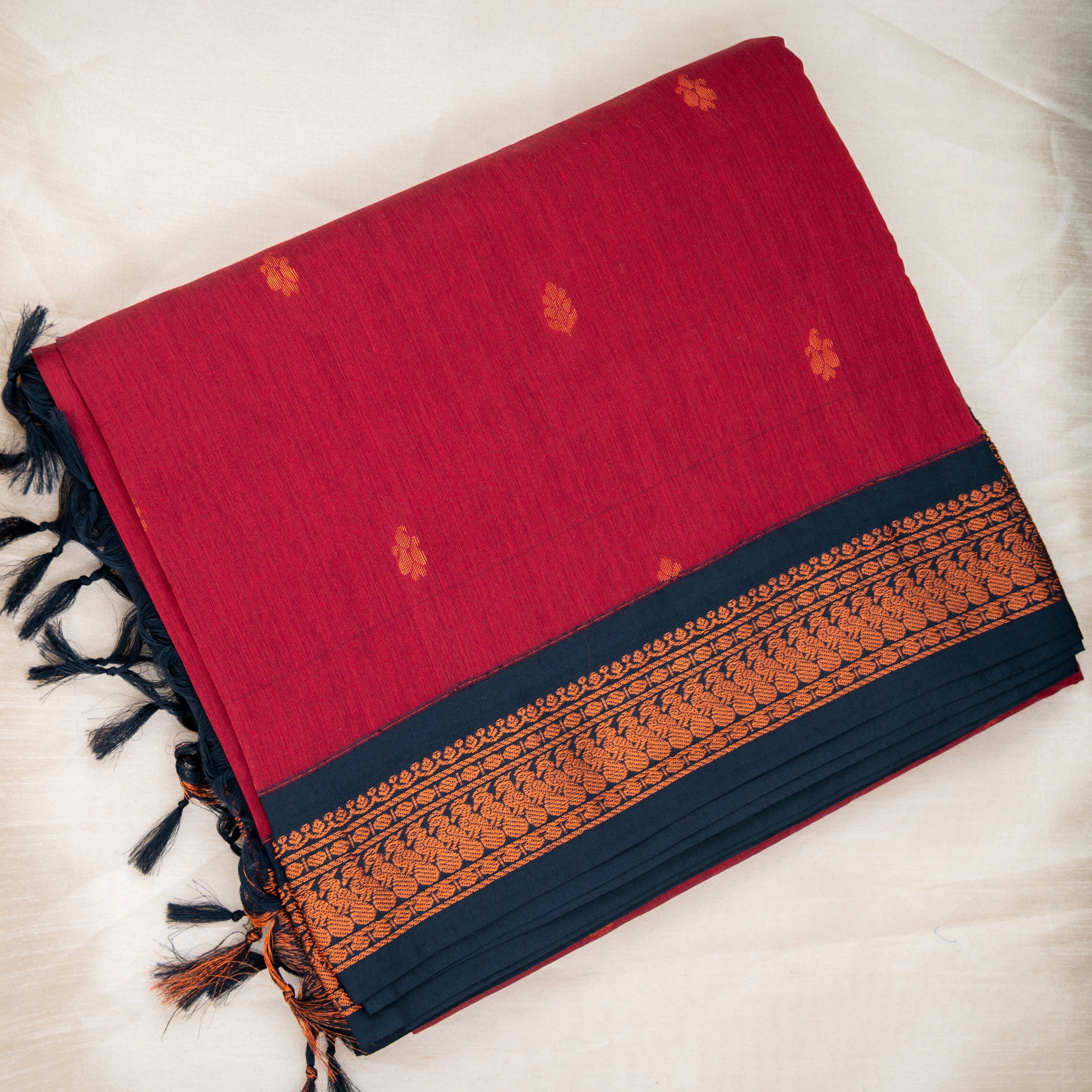 Kalyani Cotton - Red