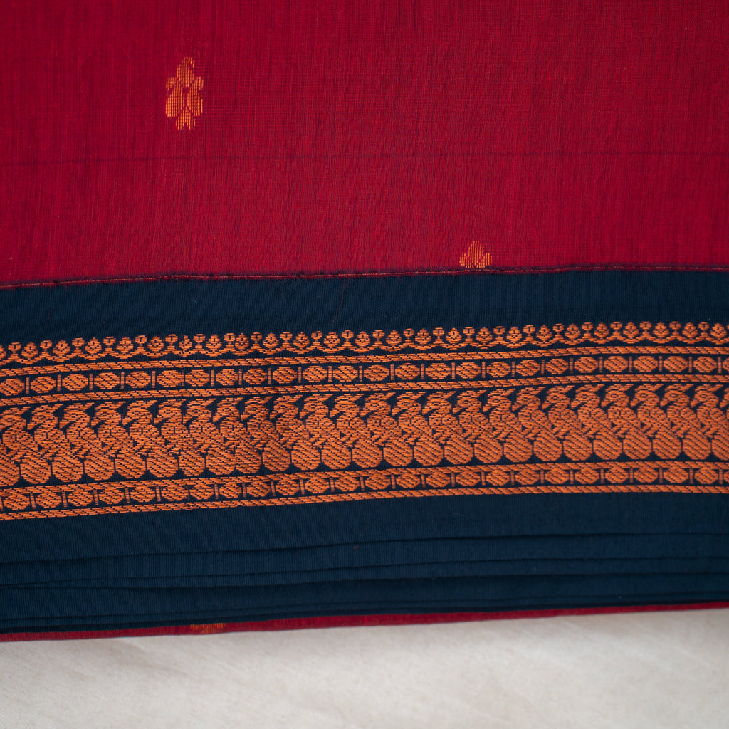 Kalyani Cotton - Red