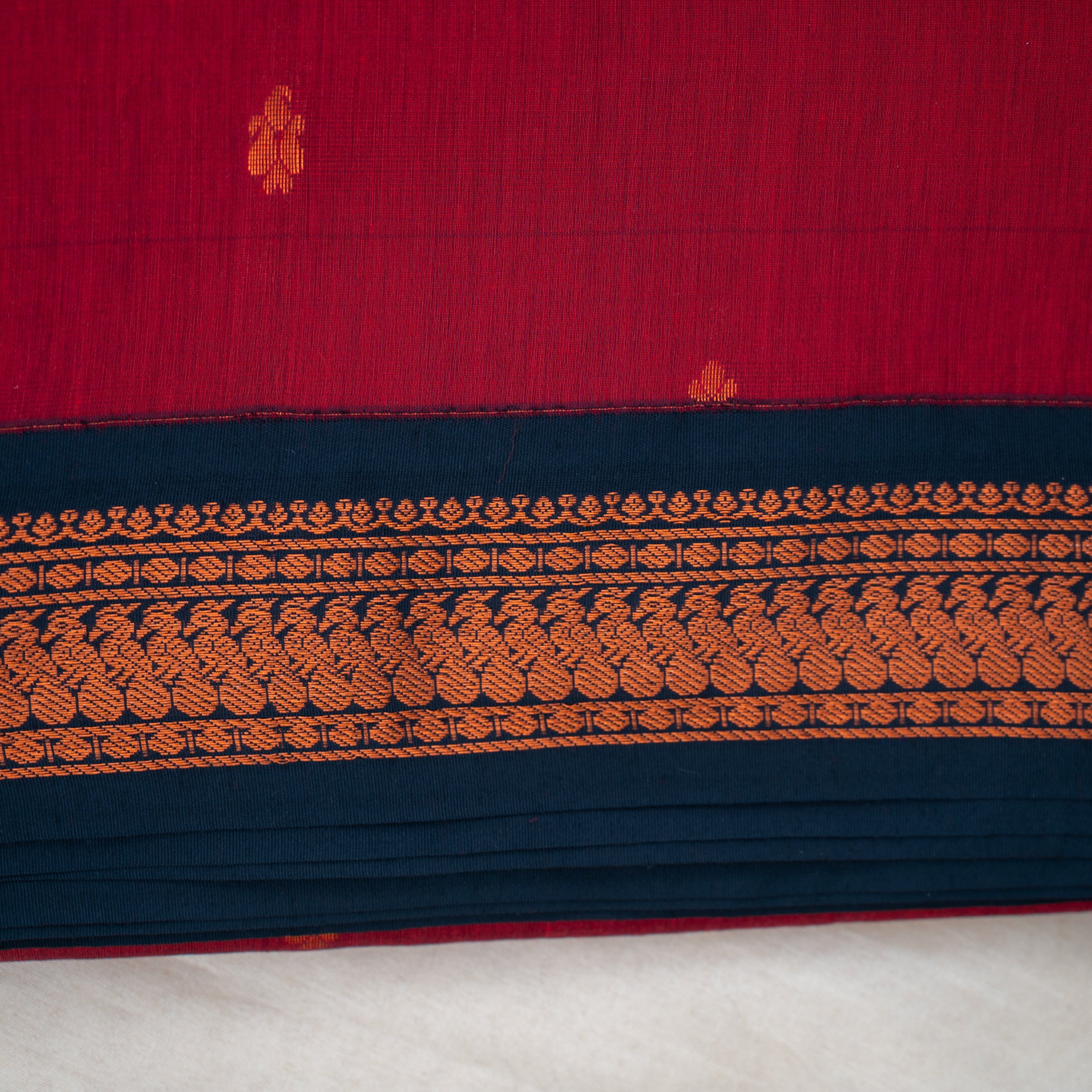 Kalyani Cotton - Red