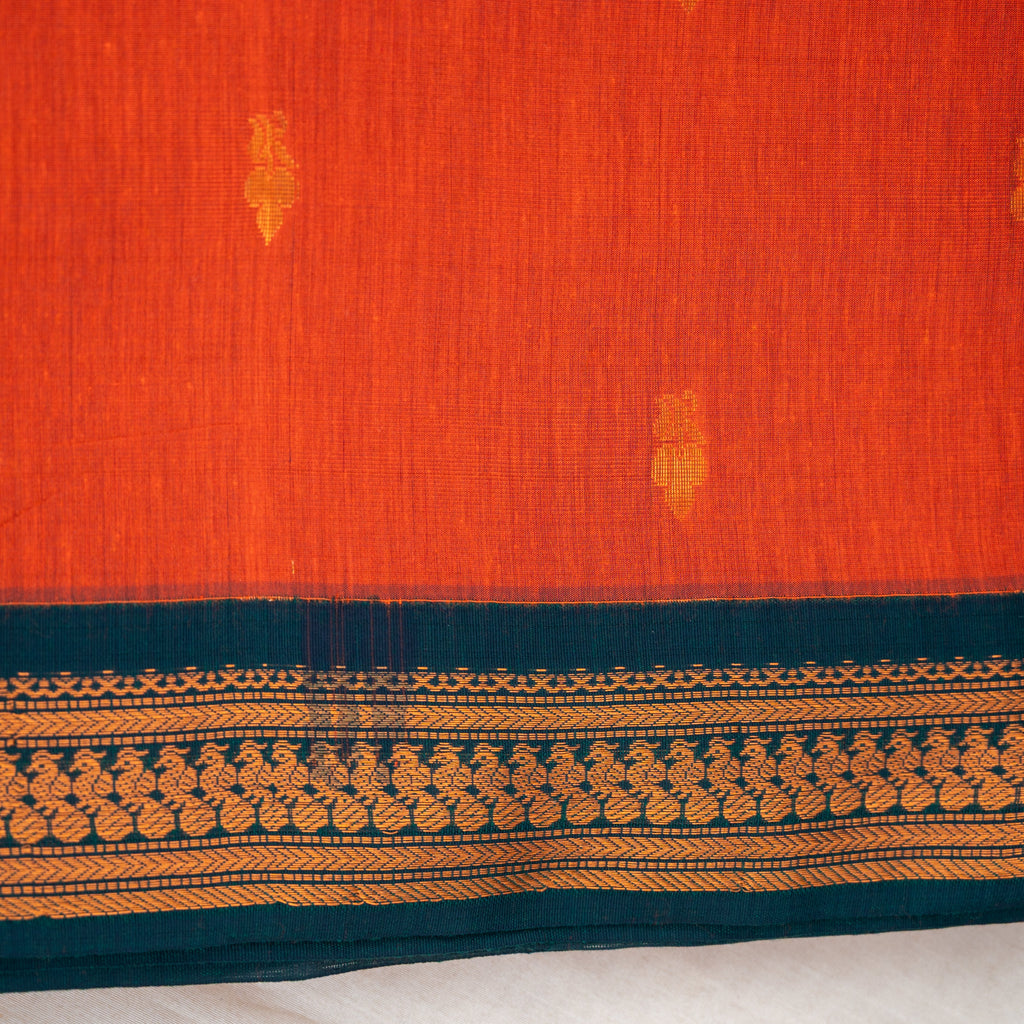 Kalyani Cotton - Orange