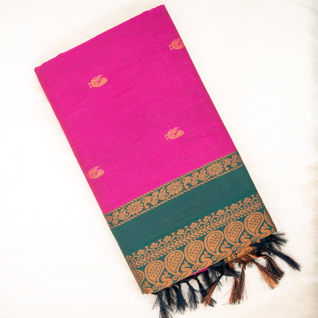 Kalyani Cotton - Bright Pink