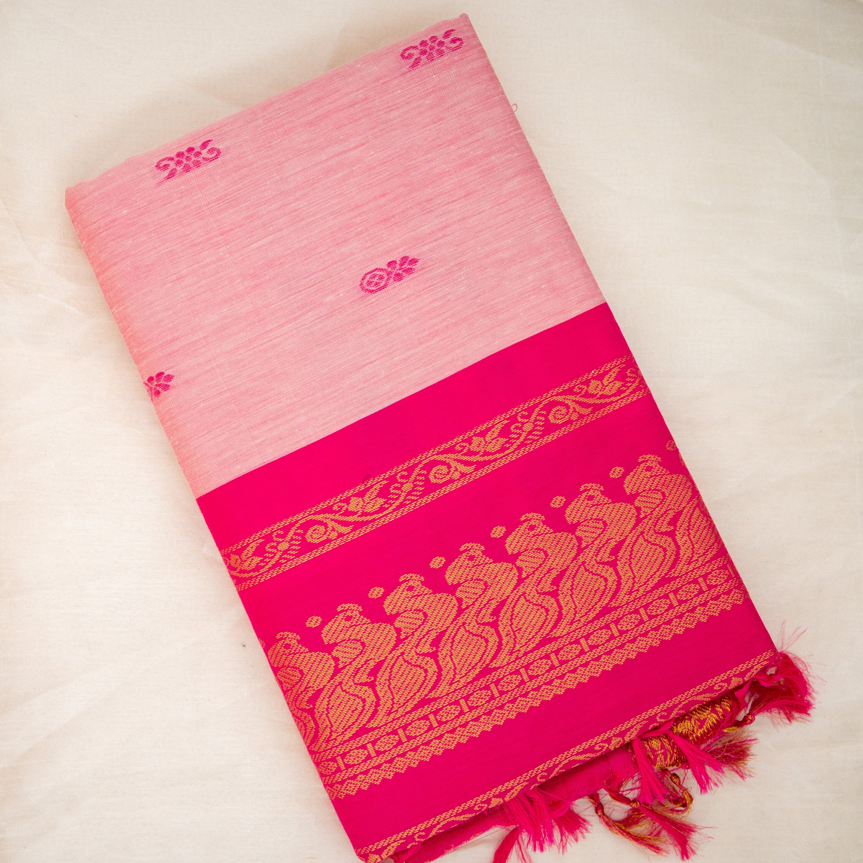 Kalyani Cotton -  Baby Pink