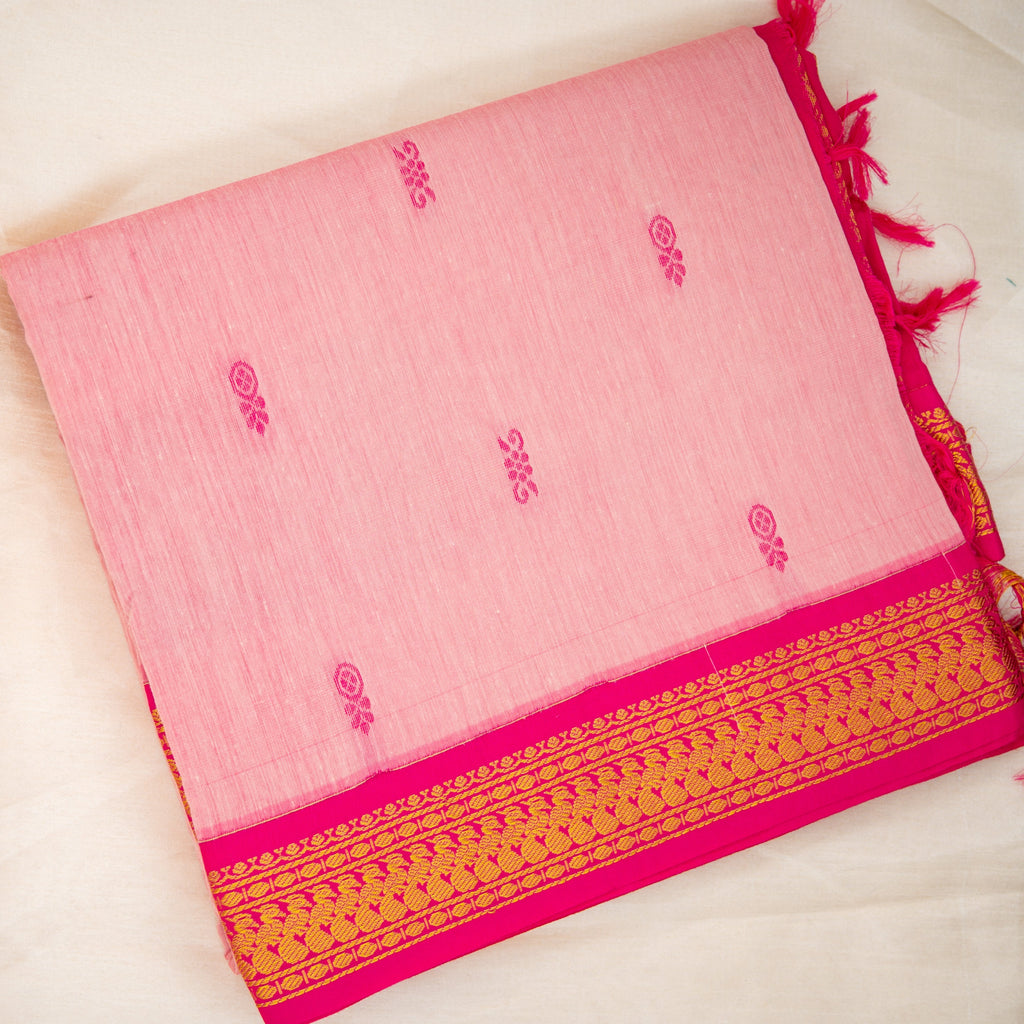Kalyani Cotton -  Baby Pink