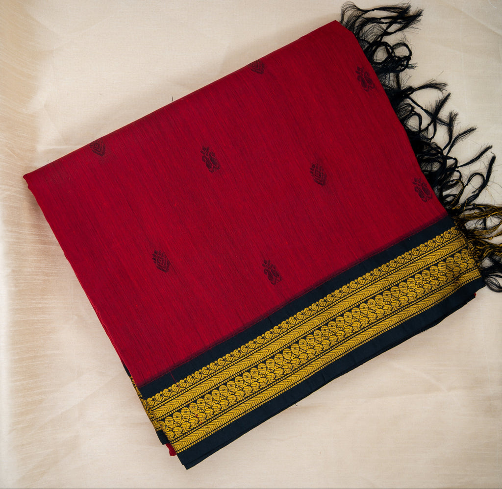 Kalyani Cotton - Red