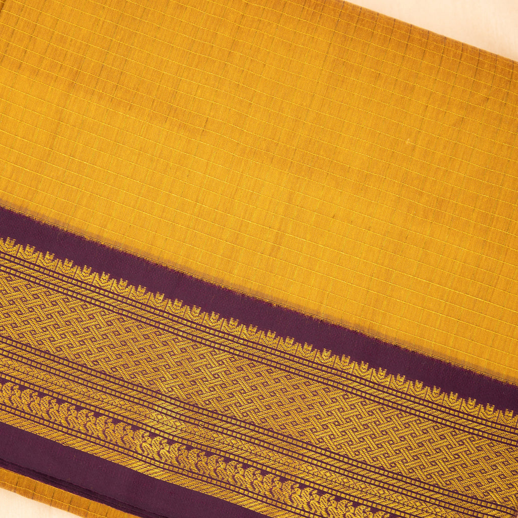 Arohini - ckecked Kalyani Cotton Saree