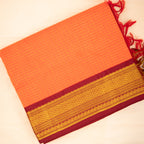 Kirana - Checked Kalyani Cotton Saree
