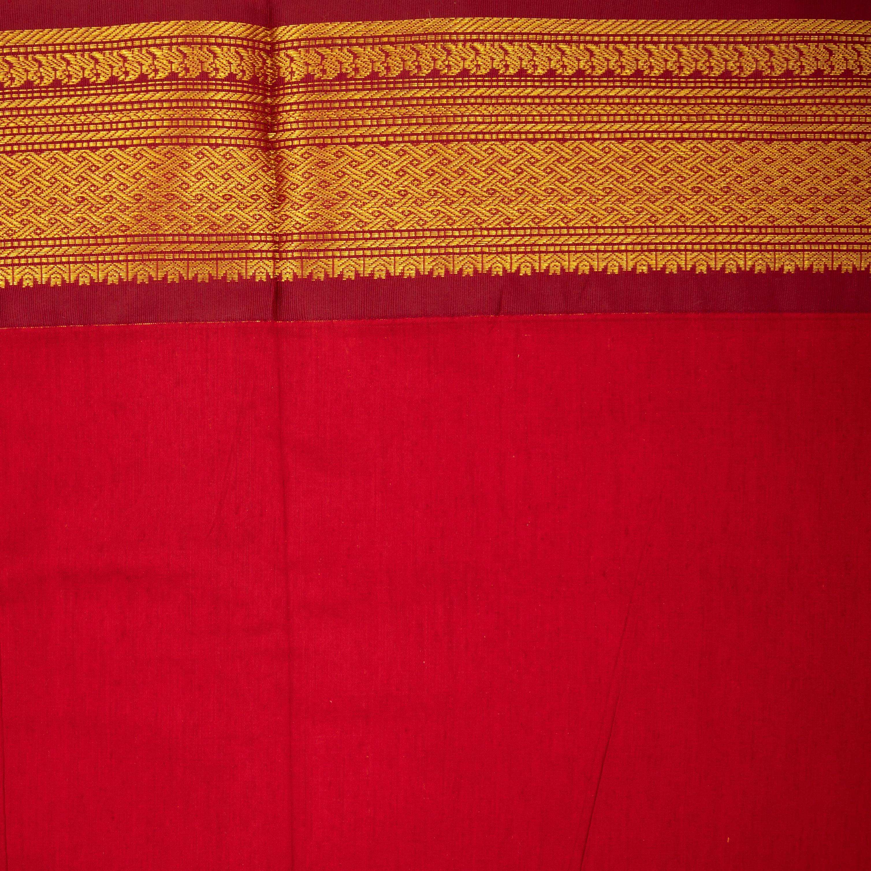 Kirana - Checked Kalyani Cotton Saree
