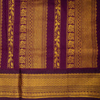 Ushe - Checked Kalyani Cotton Saree