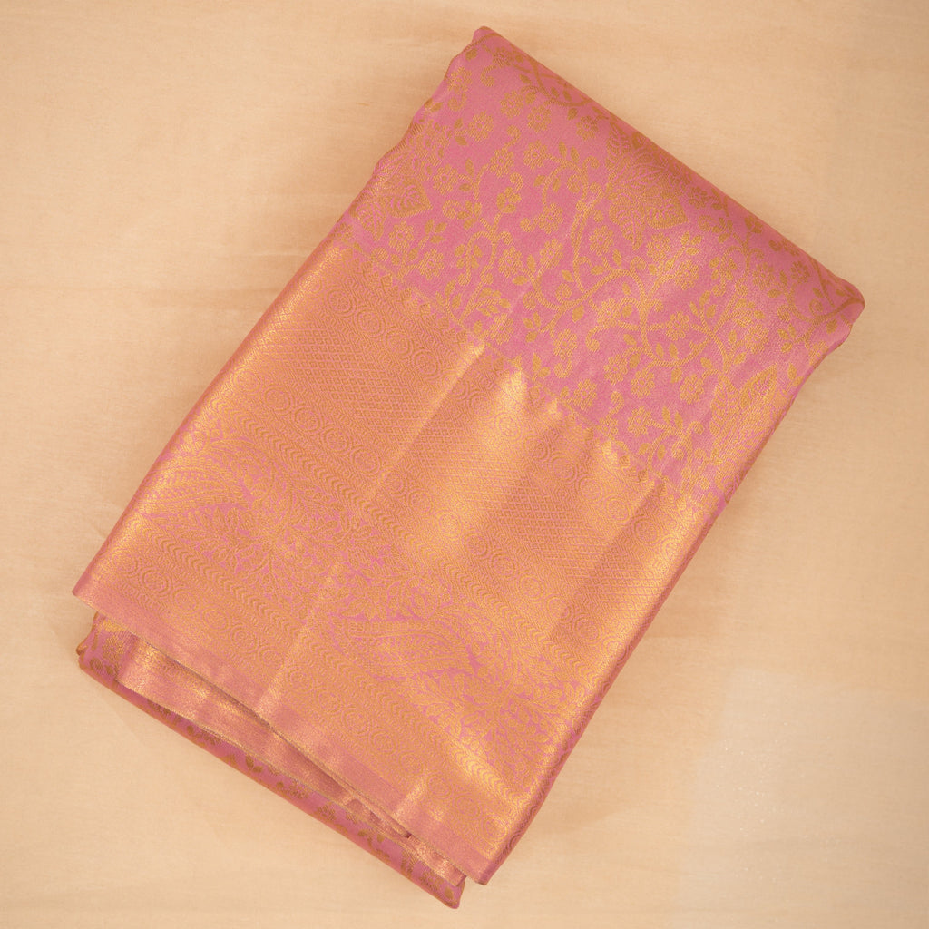 kanakambari - Tissue Semi Silk Saree