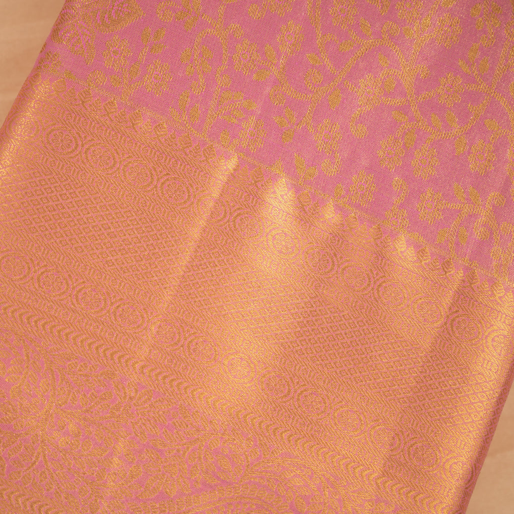 kanakambari - Tissue Semi Silk Saree